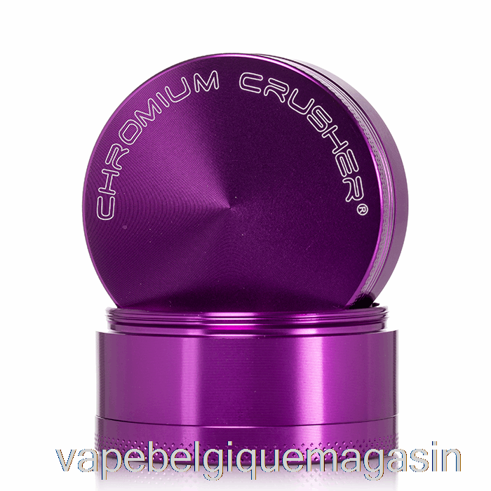 Broyeur De Chrome De Jus De Vape 2,2 Pouces Broyeur 4 Pièces Violet